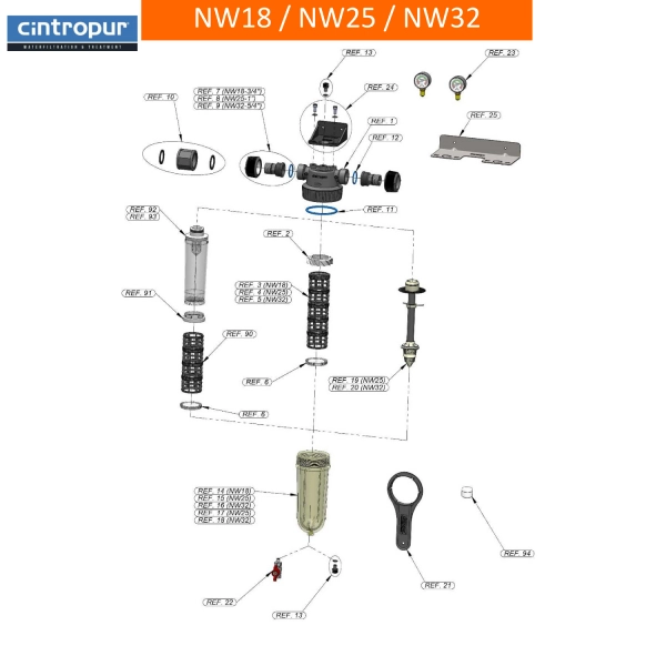 Filtru de apa CINTROPUR NW25 - imagine 2
