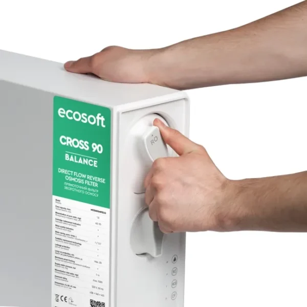 Sistem osmoza inversa Ecosoft Cross 90 Balance Remineralizare direct flow